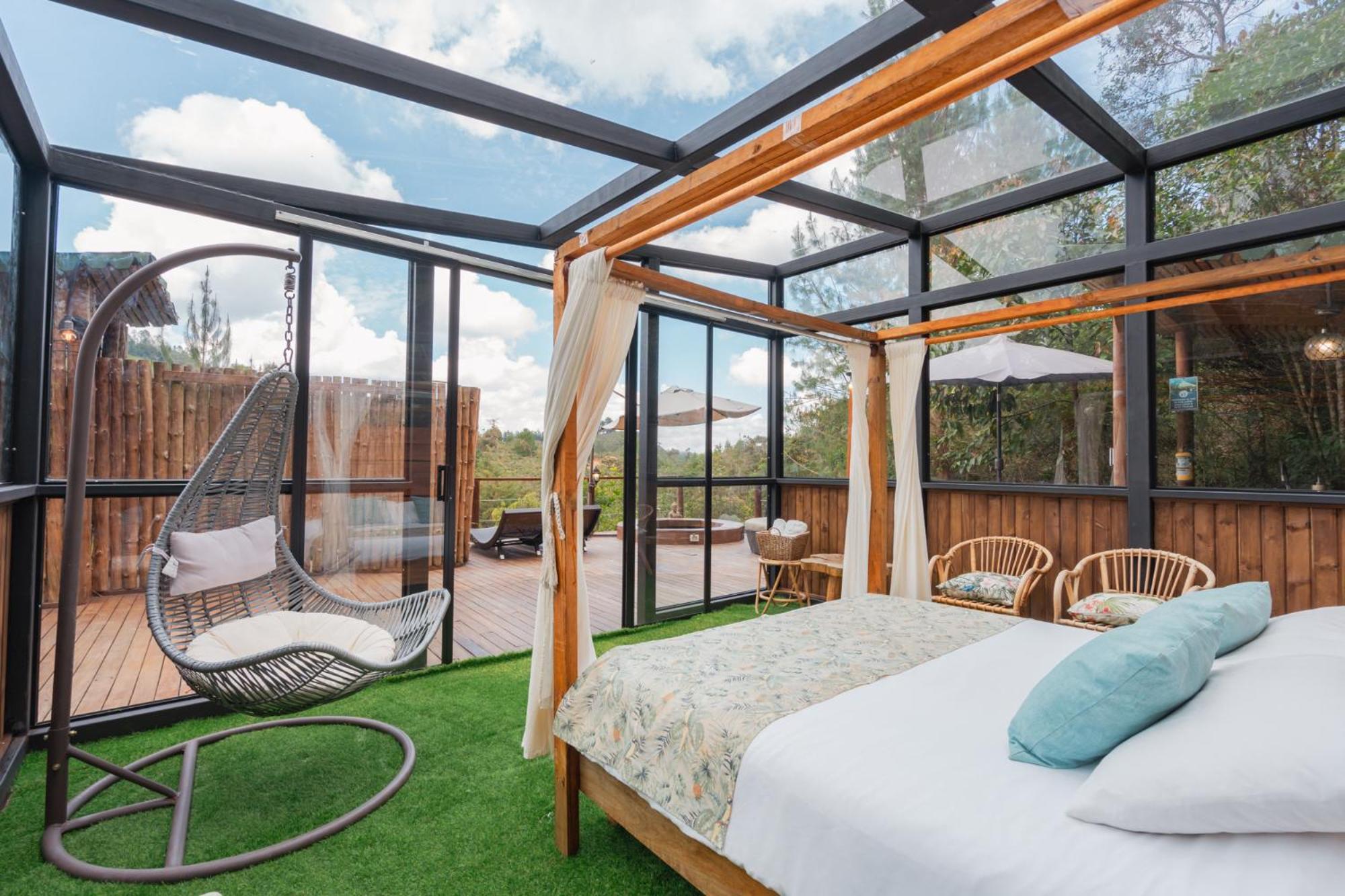 Hotel Bubblesky Glamping 40 Min From Medellin El Retiro  Zewnętrze zdjęcie