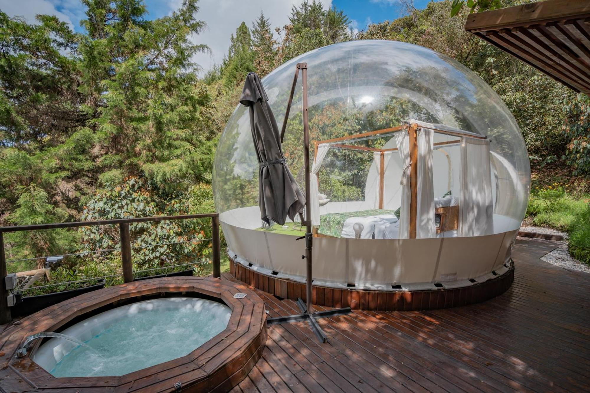 Hotel Bubblesky Glamping 40 Min From Medellin El Retiro  Zewnętrze zdjęcie
