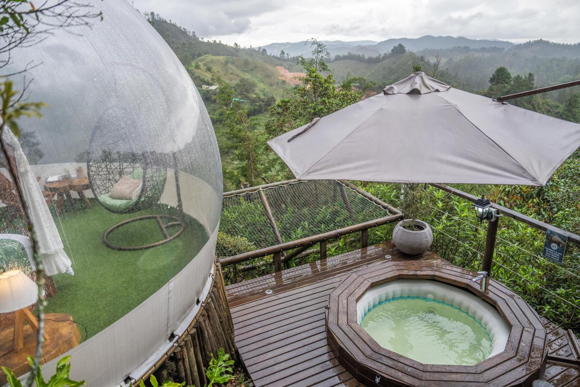 Hotel Bubblesky Glamping 40 Min From Medellin El Retiro  Zewnętrze zdjęcie